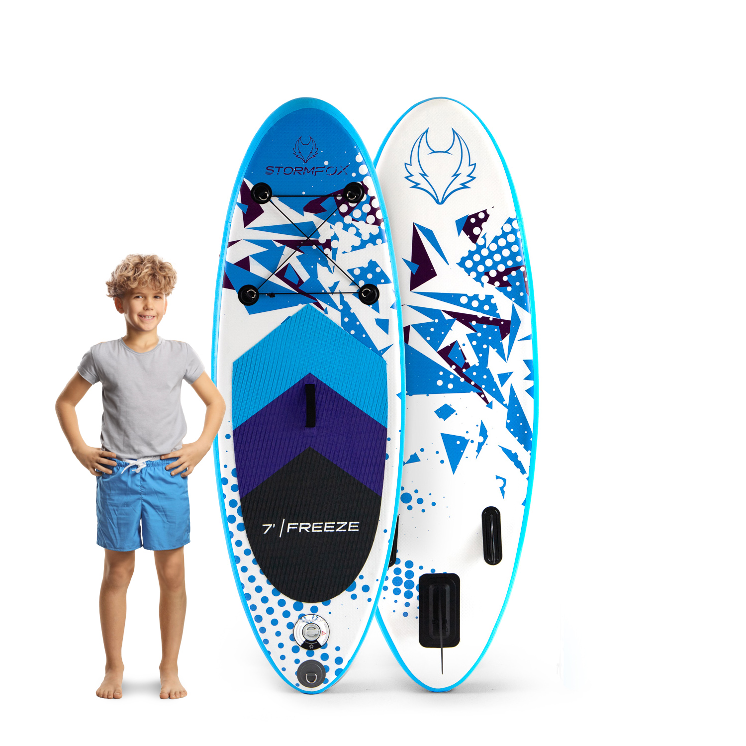 Freeze Kids Stand Up Paddle Board Kit - 7'