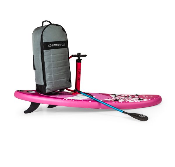 Freeze Kids Stand Up Paddle Board Kit - Pink- 7' - Image 5